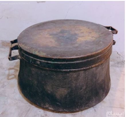 تصویر 3 از قابلمه مسی طرح قدیم با طراحی سنتی و اصیل