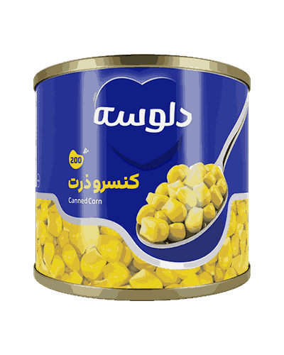 کنسرو ذرت دلوسه لذیذ و مناسب غذاهای متنوع