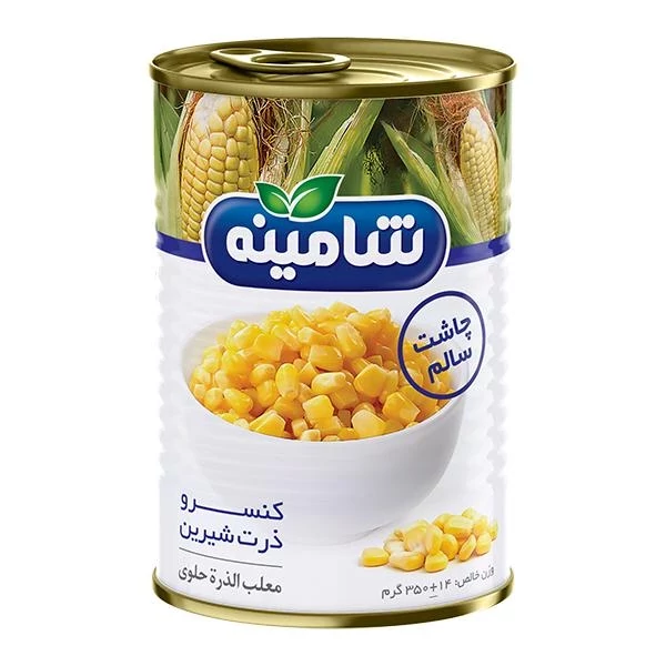 تصویر 1 از کنسرو ذرت شامینه مناسب انواع غذا و سالاد