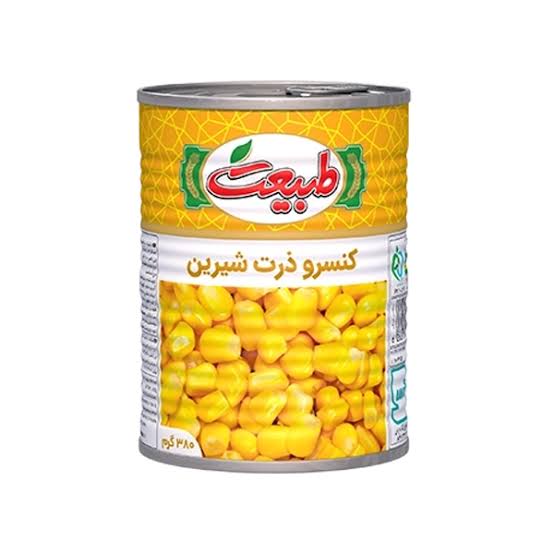 تصویر 1 از کنسرو ذرت طبیعت با طعم شیرین طبیعی ذرت