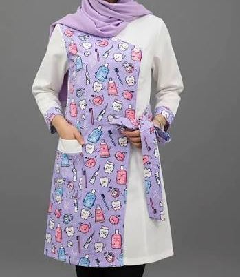روپوش پزشکی فانتزی دخترانه با طراحی شیک و خاص
