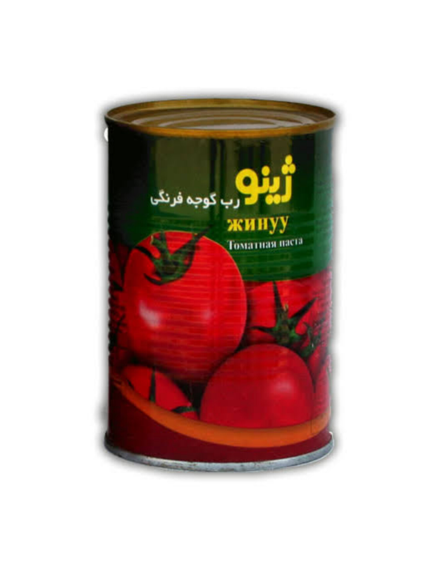 رب گوجه‌ فرنگی ژینو صادراتی با غلظت بالا و رنگ طبیعی