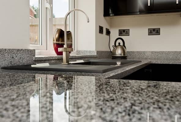 تصویر 4 از سنگ گرانیت صفحه کابینت مقاوم با ظاهر شیک آشپزخانه