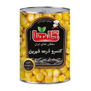 کنسرو ذرت گلها با بافت نرم یکدست