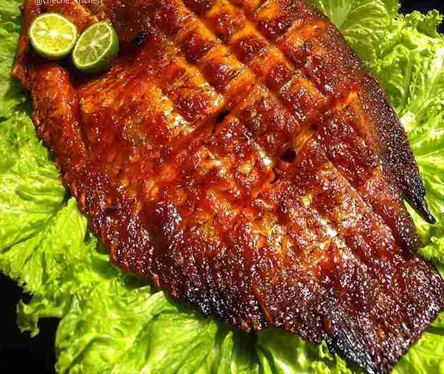 ماهی کپور کبابی مناسب گریل زغالی با طعم دودی و دلپذیر
