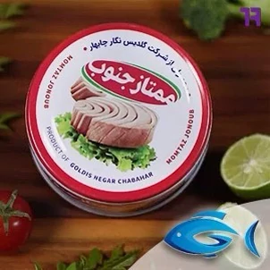 تصویر 1 از تن ماهی ممتاز جنوب تهیه شده از ماهی تازه دریایی