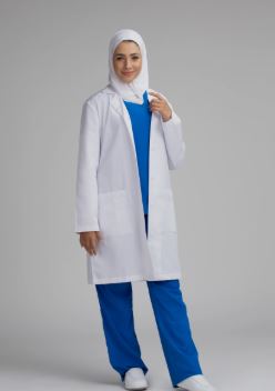 تصویر 1 از روپوش پزشکی خضرا مشهد با دوخت حرفه ای