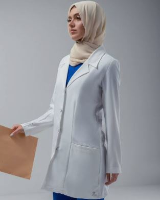 تصویر 4 از روپوش پزشکی خضرا مشهد با دوخت حرفه ای