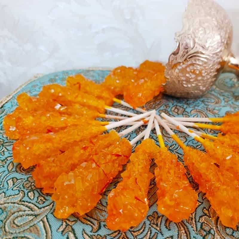 نبات چوبی زعفرانی مرغوب مناسب پذیرایی و نوشیدنی