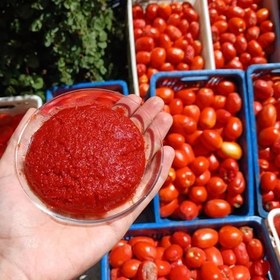 تصویر 4 از رب گوجه فرنگی محلی غلیظ و خوش طعم تهیه شده طبیعی