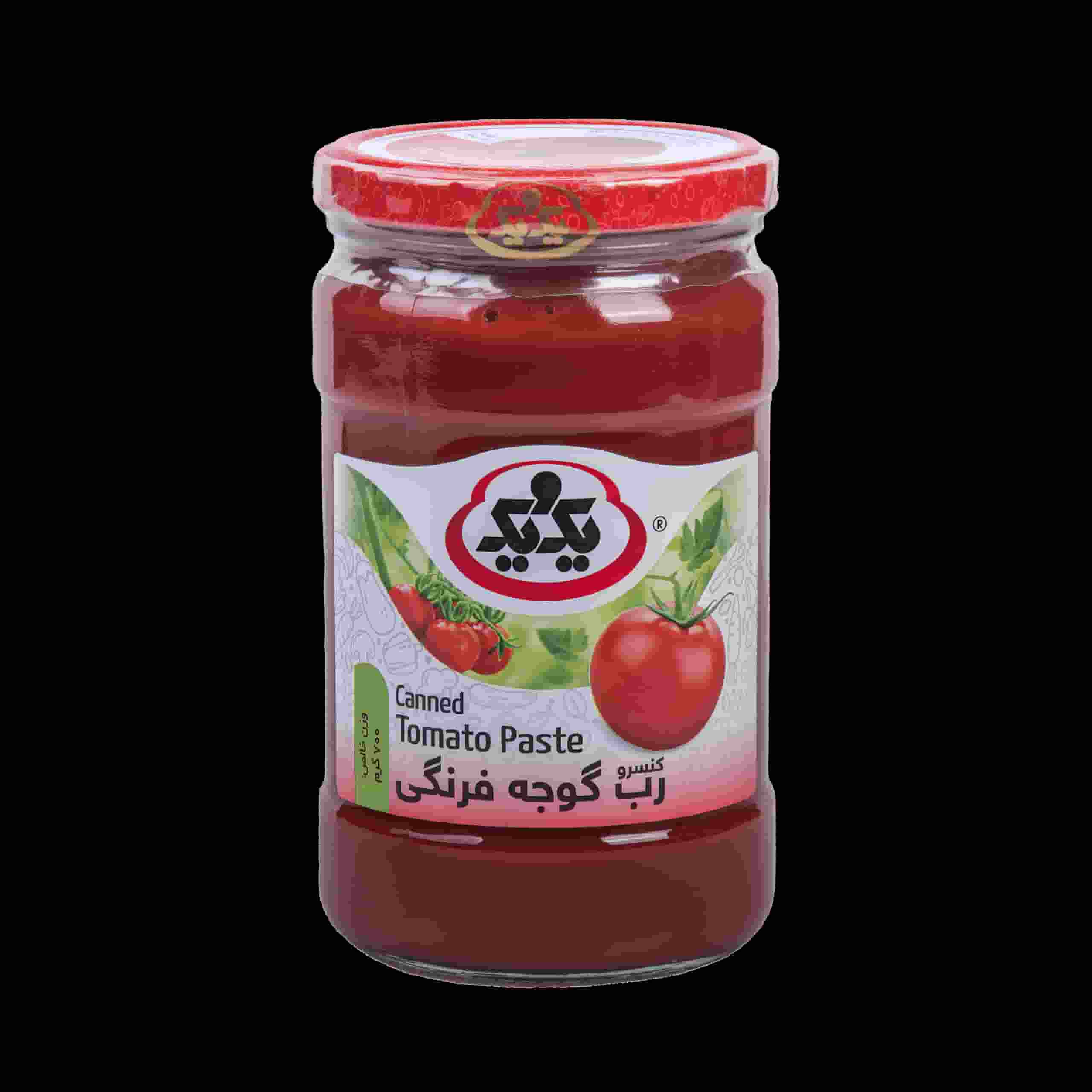 رب گوجه فرنگی یک و یک تهیه شده از گوجه مرغوب