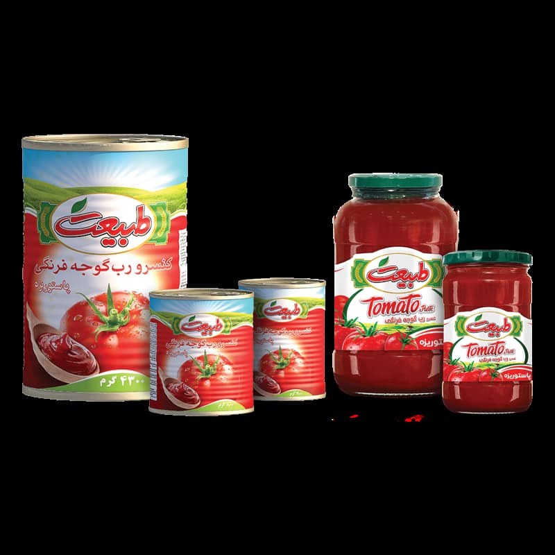رب گوجه فرنگی طبیعت با رنگ خاص مناسب پخت خورشت و سس
