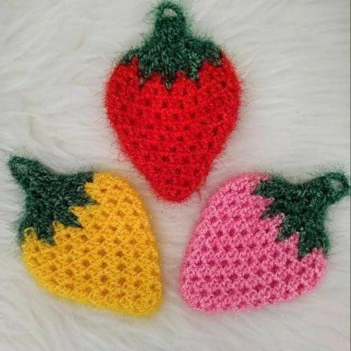 تصویر 2 از اسکاج توت فرنگی با طراحی جذاب برای شستشوی آسان ظروف