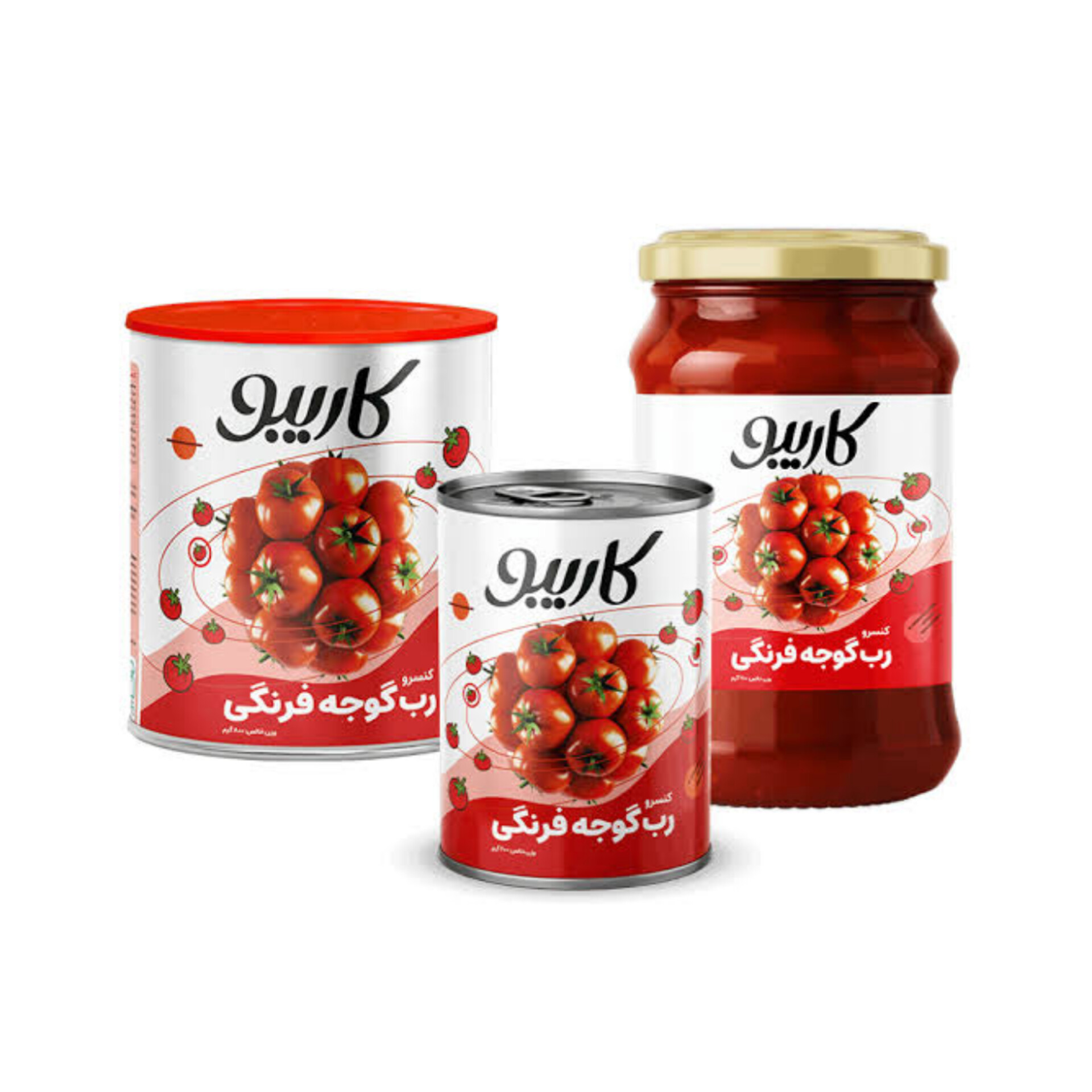 خرید رب گوجه فرنگی با برند سفارشی