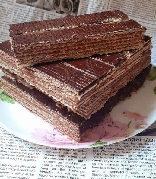 تصویر 4 از ویفر شکلاتی کیلویی ترد و خوشمزه مناسب پذیرایی و مصرف روزانه