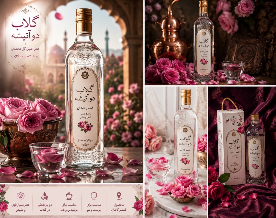 گلاب دو آتیشه