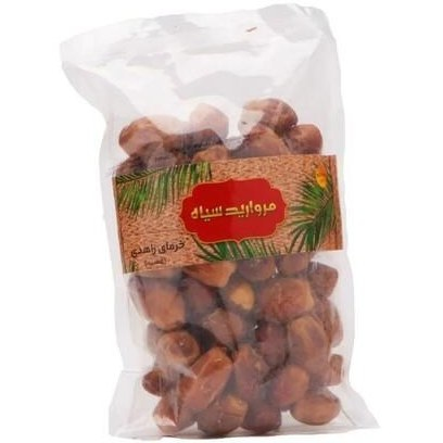 خرما زاهدی مروارید سیاه با رنگ طبیعی و کیفیت سورت شده