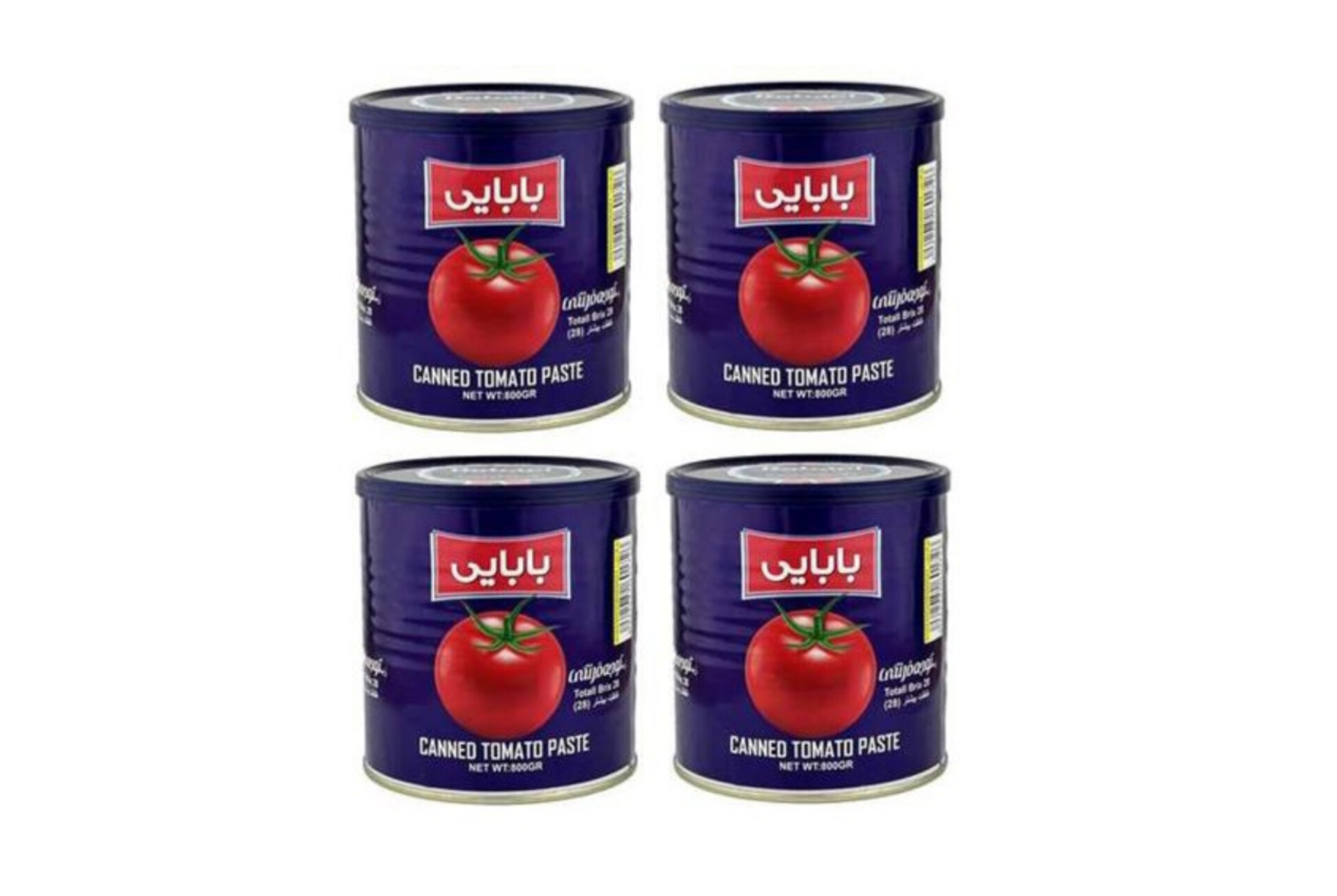صادرات رب گوجه فرنگی بابایی با استانداردهای بین‌المللی