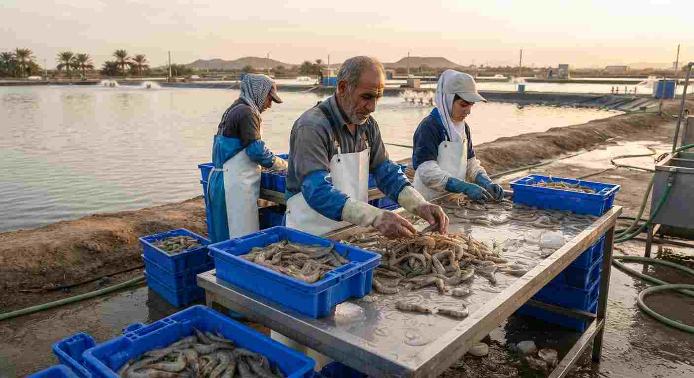 قیمت و خرید عمده میگو پرورشی جنوب (بوشهر و هرمزگان) بدون واسطه و صادراتی