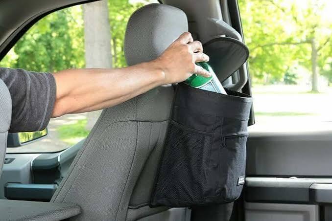 تصویر 3 از کیسه زباله خودرو بادوام با نصب آسان روی صندلی