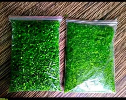 سبزی آش رشته خرد شده آماده مصرف برای پخت آسان