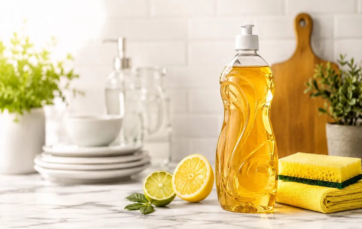 مایع ظرفشویی شفاف با فرمول غلیظ و رایحه خوش