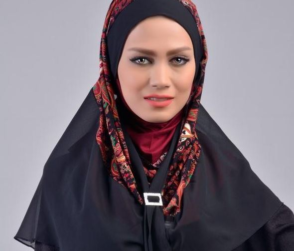 تصویر 4 از مقنعه کراواتی رنگی با تنوع رنگ و دوخت ظریف