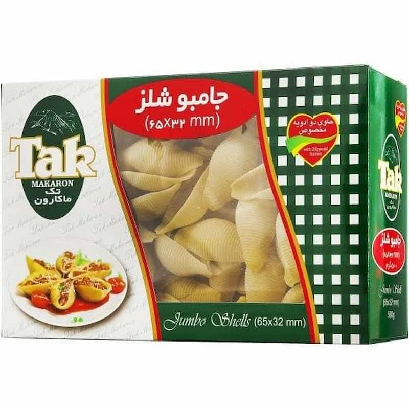 تصویر 2 از ماکارونی جامبو شلز تک ماکارون با ظاهری صدف گون