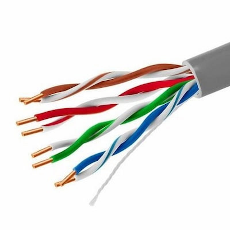 تصویر 1 از کابل مخابراتی چهار زوج با کیفیت انتقال سیگنال پایدار