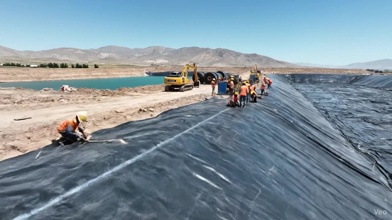 تصویر 4 از ورق ژئوممبران حامی آب با ساختار مهندسی شده برای پوشش زمین