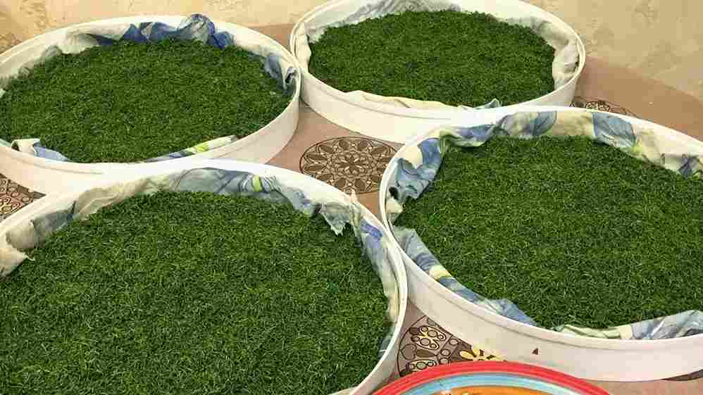 تصویر 4 از سبزی آش شله قلمکار پاک شده با کیفیت مطلوب