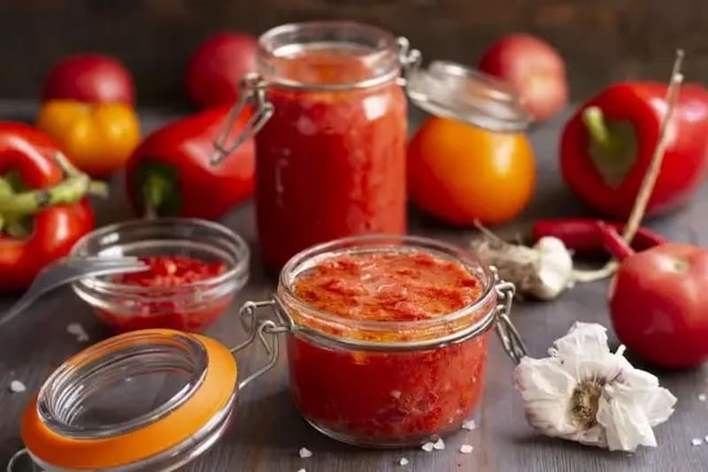 تصویر 1 از رب گوجه فرنگی روژین با رنگ طبیعی و بسته بندی استاندارد