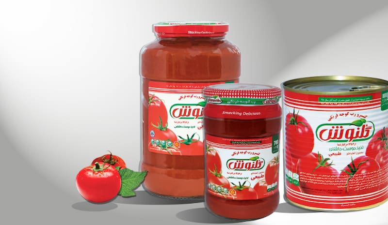 رب گوجه فرنگی گلنوش با کیفیت یکنواخت و طعم مطلوب