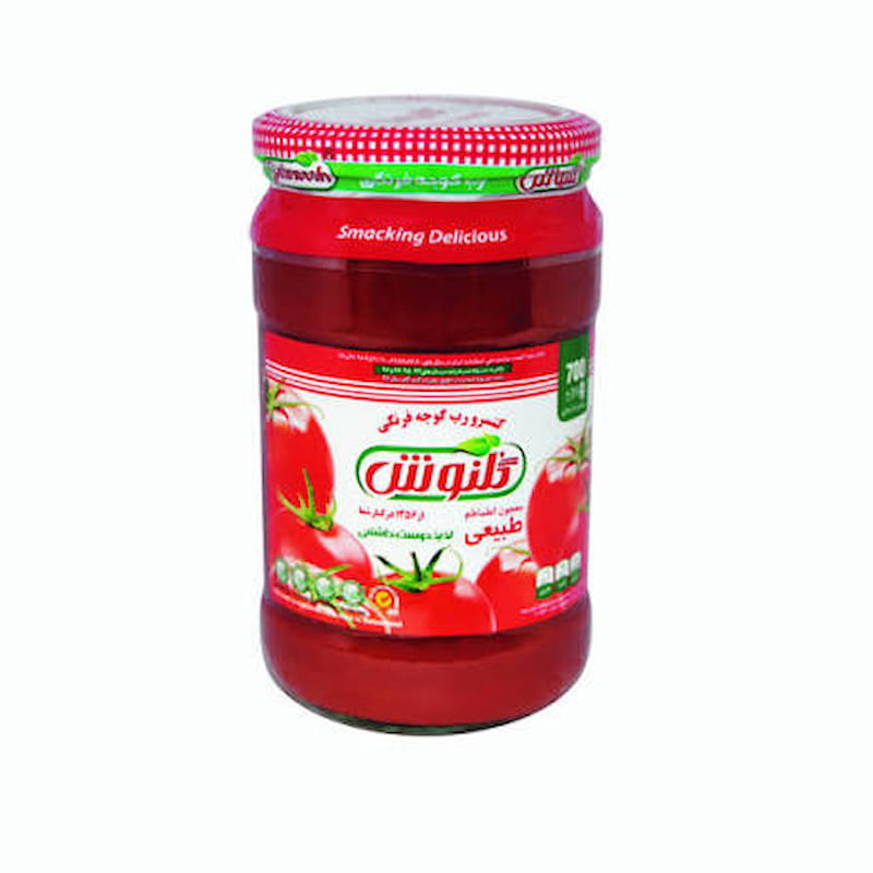 تصویر 2 از رب گوجه فرنگی گلنوش با کیفیت یکنواخت و طعم مطلوب