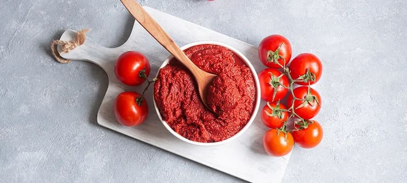 تصویر 3 از رب گوجه فرنگی اسپتیک با غلظت استاندارد و رنگ طبیعی