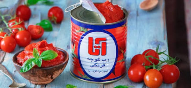 رب گوجه فرنگی آتا با طعم مطلوب و کیفیت یکنواخت