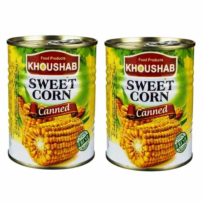 تصویر 1 از کنسرو ذرت خوشاب با طعم طبیعی و بافت مطلوب