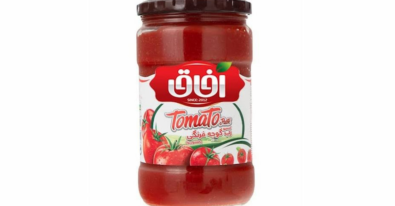تصویر 3 از رب گوجه فرنگی آفاق با طعم طبیعی و رنگ اصیل