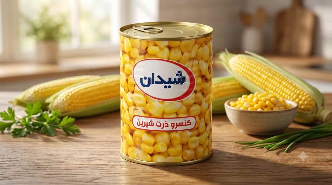 تصویر 3 از کنسرو ذرت شیدان با طعم دوست داشتنی برای کودکان شیطون
