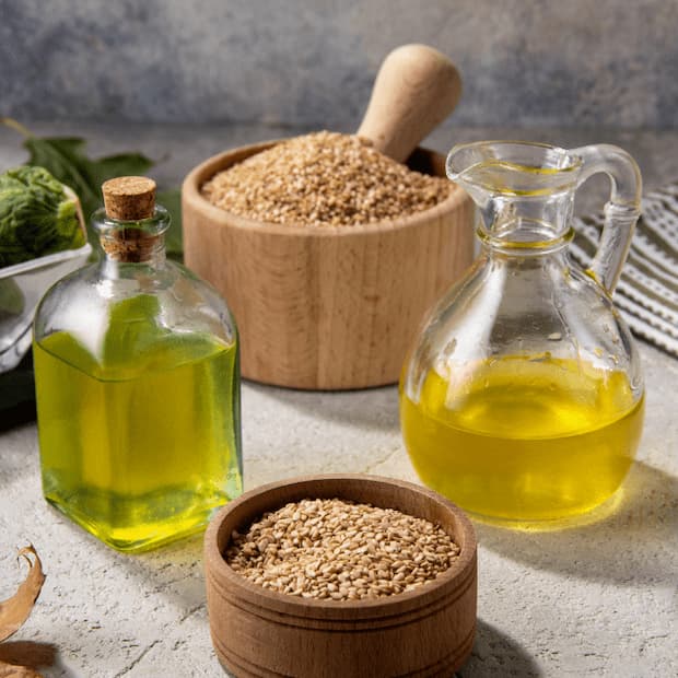 تصویر 4 از روغن کنجد اردکان یزد تهیه شده از کنجد مرغوب