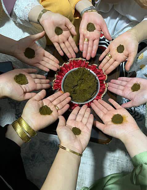 حنا هندی دست برای طراحی سنتی پوست