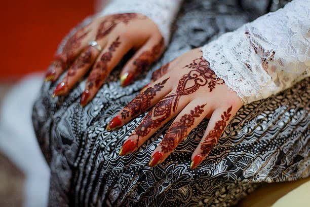 تصویر 3 از حنا هندی دست برای طراحی سنتی پوست