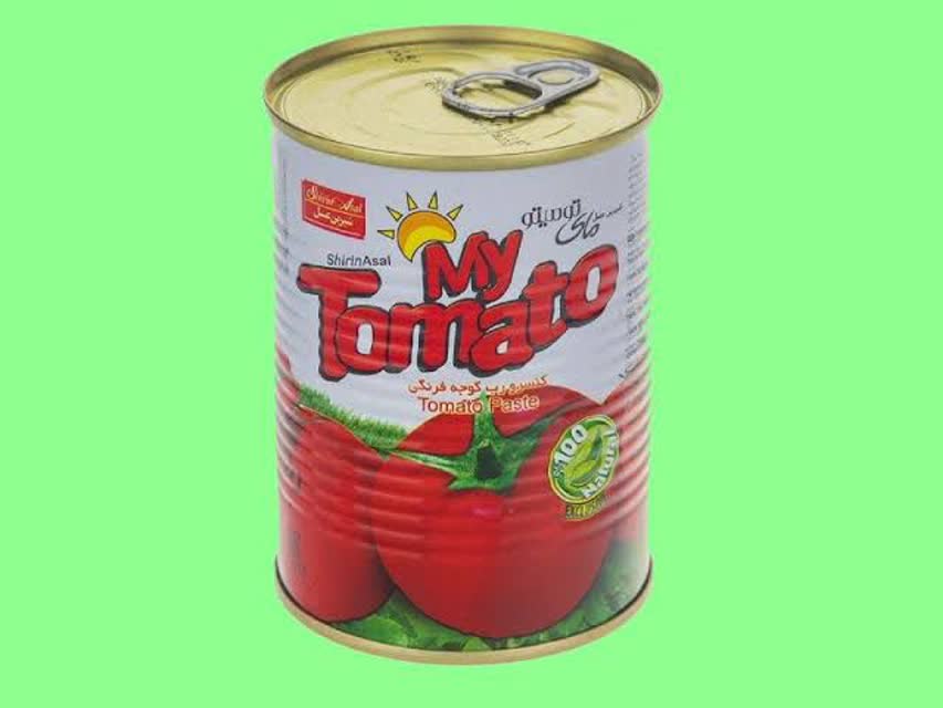 رب گوجه فرنگی قوطی فلزی با حفظ کیفیت و طعم طبیعی