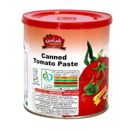 تصویر 1 از رب گوجه فرنگی قوطی فلزی با حفظ کیفیت و طعم طبیعی
