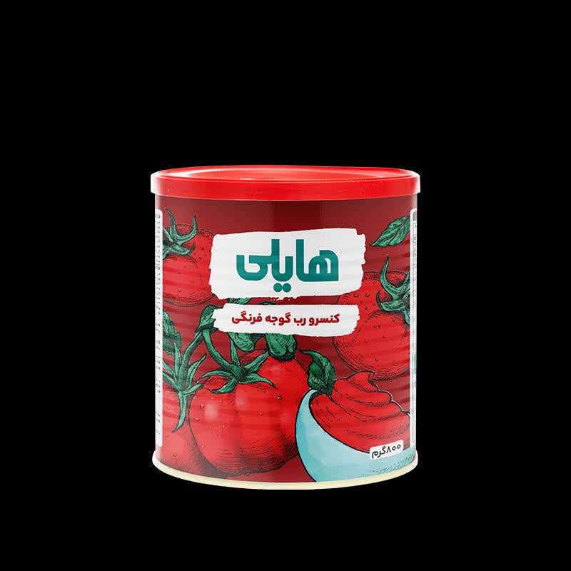تصویر 1 از رب گوجه فرنگی هایلی با غلظت استاندارد و بافت یکدست