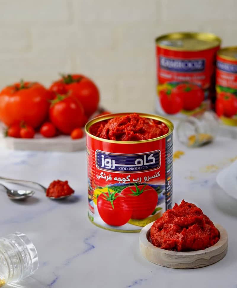 تصویر 1 از رب گوجه فرنگی کامروز محصولی مناسب برای تهیه غذاهای خوش عطر