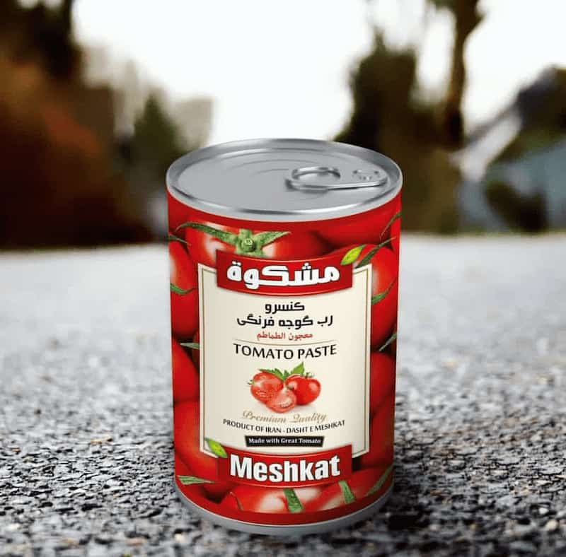 تصویر 1 از رب گوجه فرنگی مشکات با ترکیب متعادل و بسته بندی متنوع