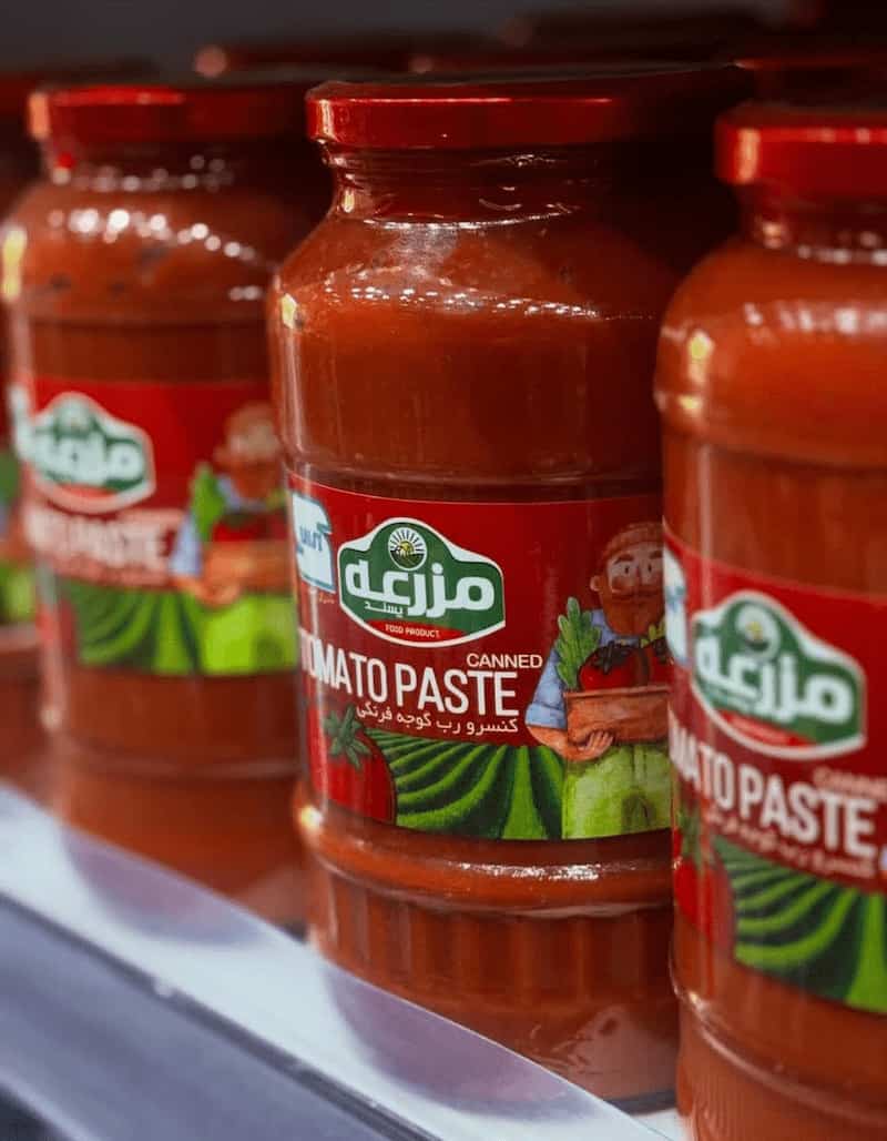 تصویر 2 از رب گوجه فرنگی مزرعه با کیفیت مطلوب برای مصرف خانواده ها و کسب و کارها