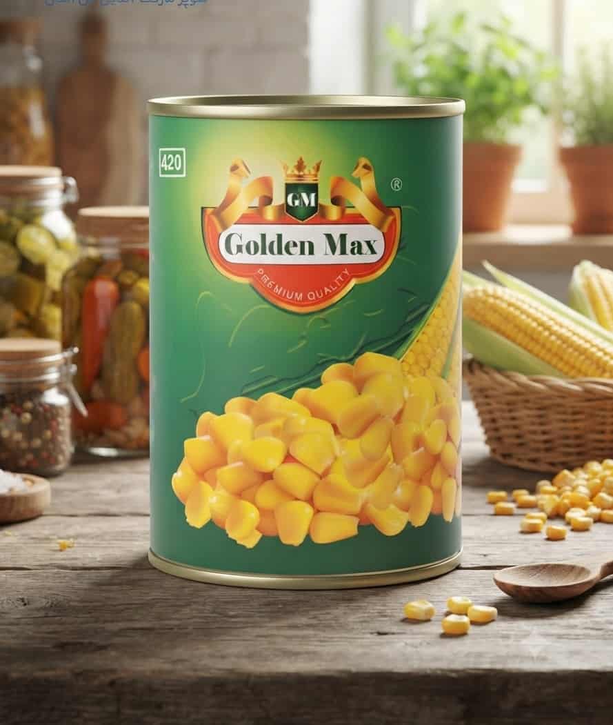 کنسرو ذرت گلدن مکس با کیفیت مطلوب و دانه درشت
