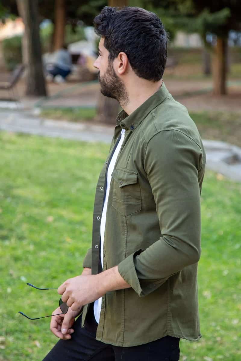تصویر 4 از پیراهن مردانه کتان نخ مناسب استایل رسمی و اسپرت